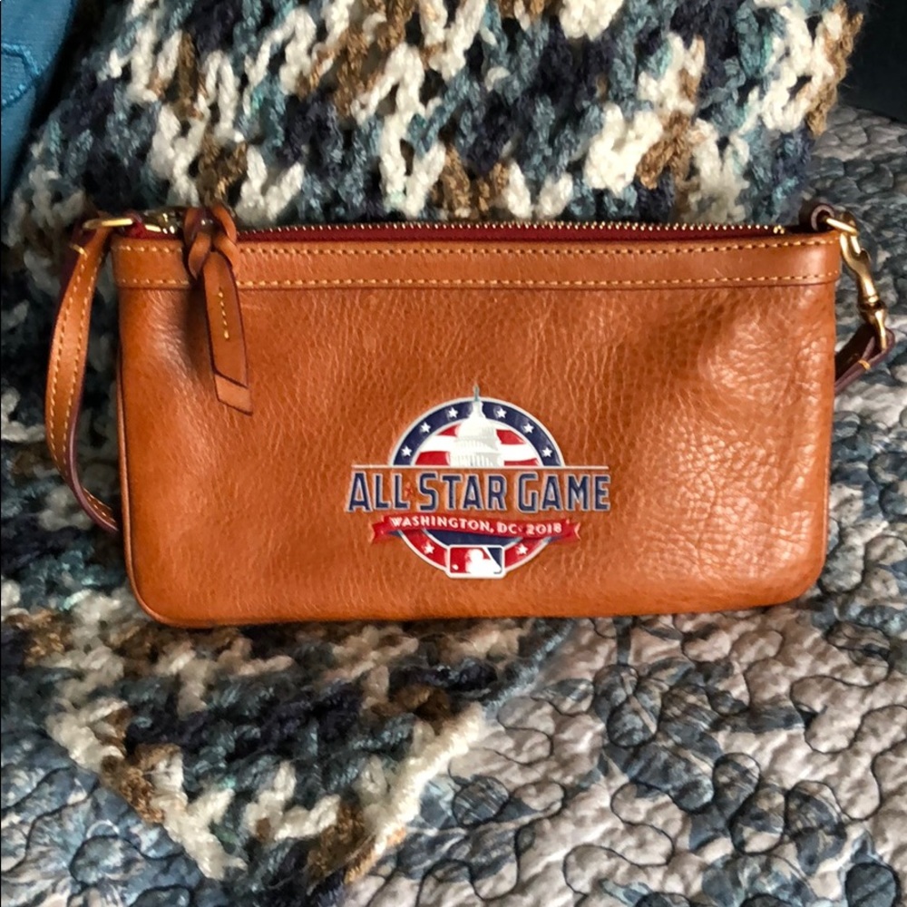 Dooney & Bourke Allstar Game 2018 Leather Wristlet